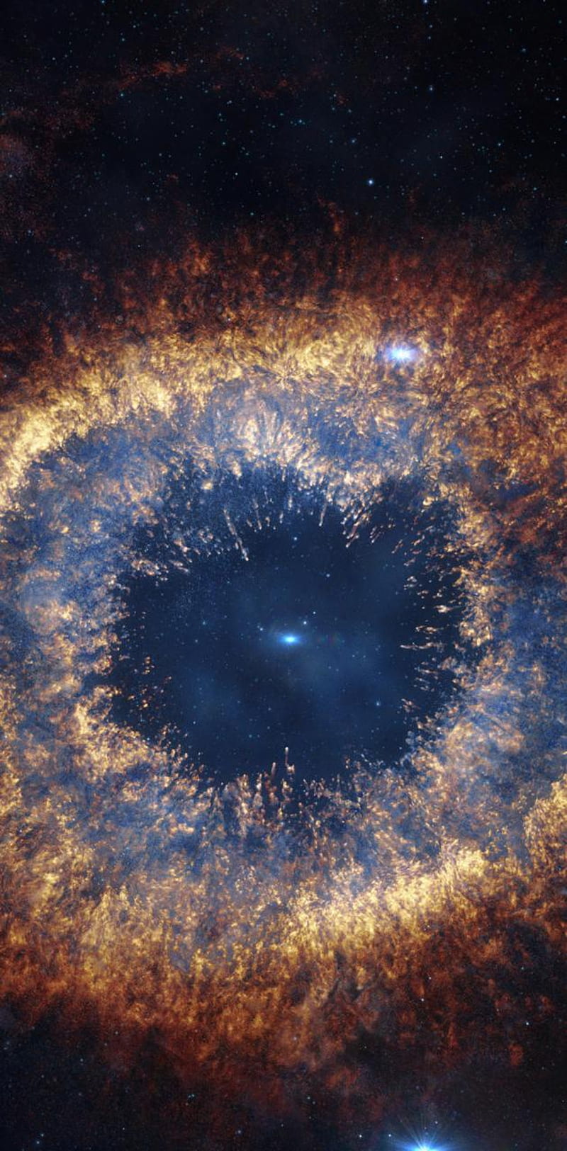 helix nebula by bilgeist - on â, HD phone wallpaper